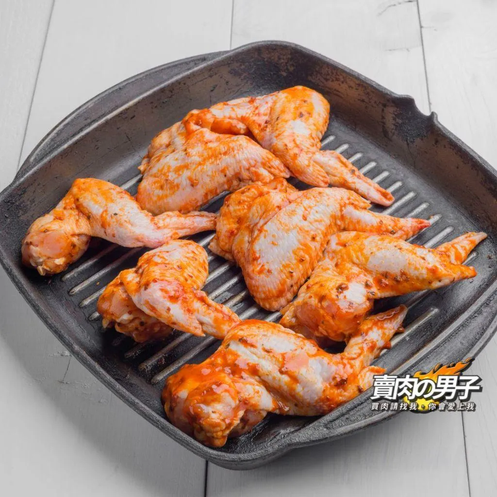 【賣肉的男子】櫻之味 祕法醃製雞翅 #照燒 #墨西哥辣味 #紐澳良 #露營