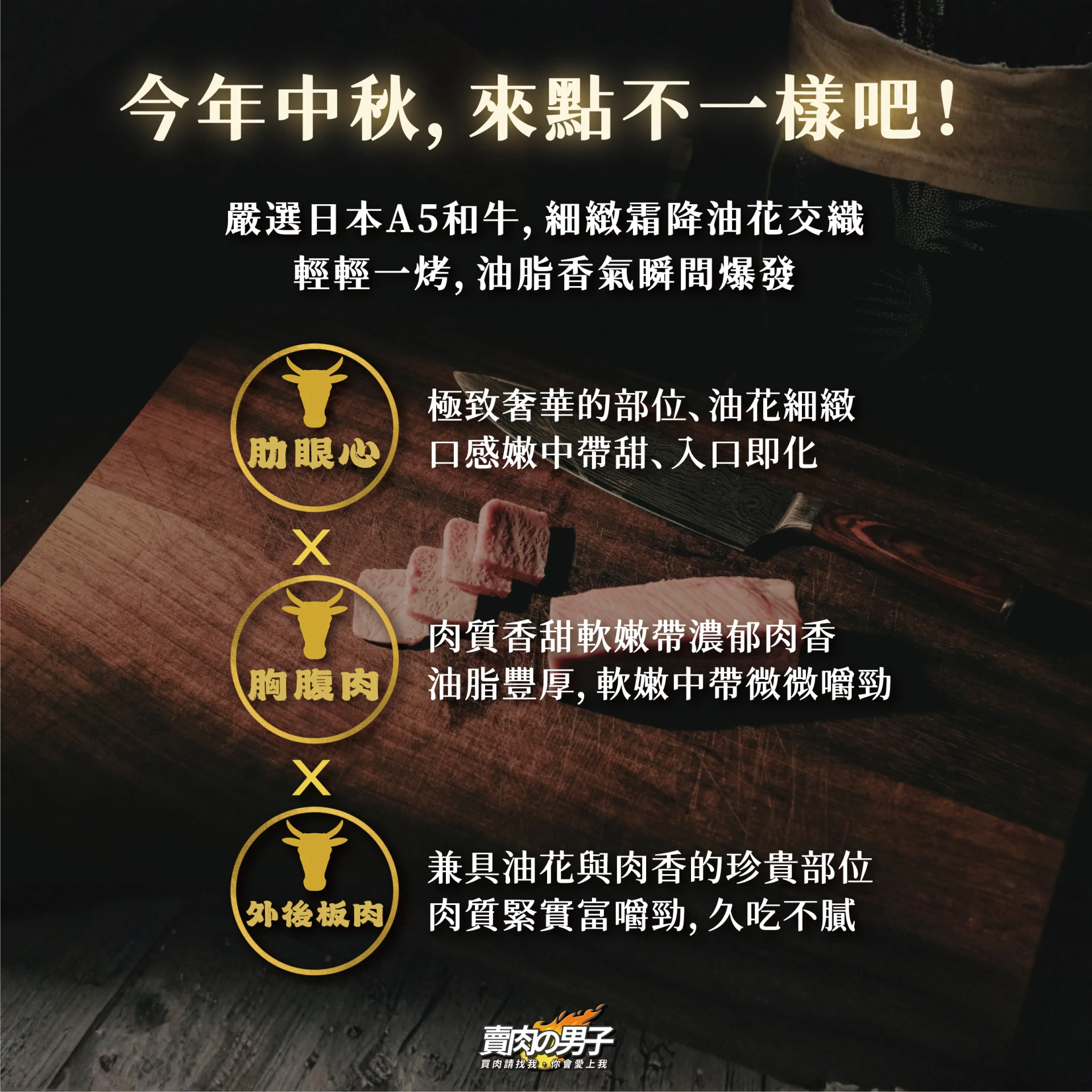【原塊｜日本】和牛三重奏 燒肉片盛合｜燒烤肉片