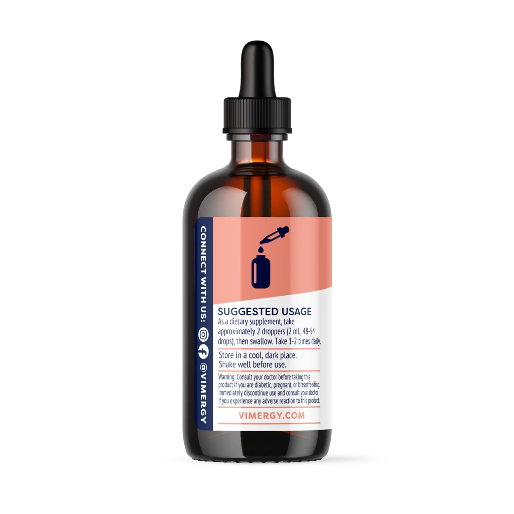 Vimergy Ashwagandha 印度人蔘（南非醉茄）酊劑（115ml）
