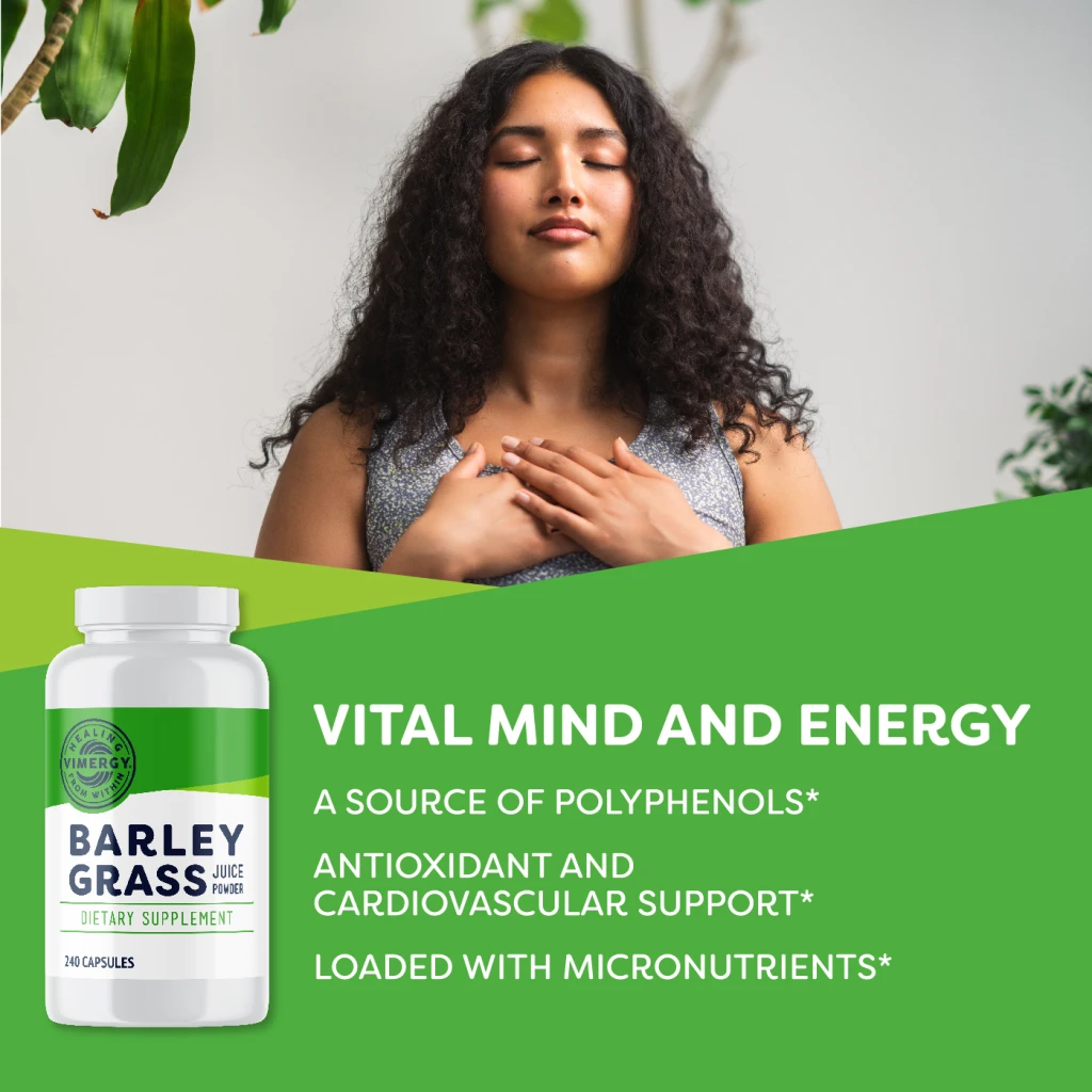 Vimergy Barley Grass Juice Caps 大麥苗汁粉膠囊（240顆）