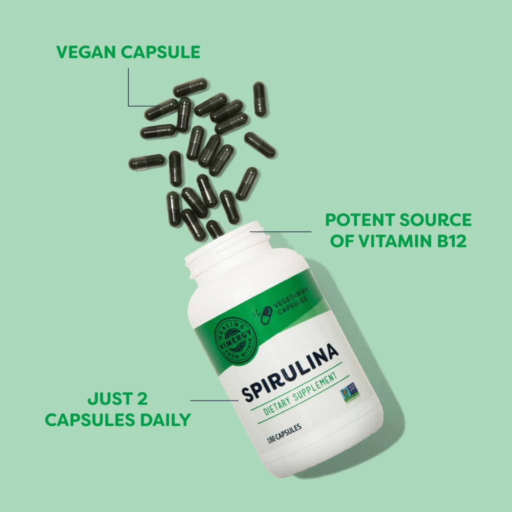 Vimergy Spirulina Caps 螺旋藻膠囊（180顆）