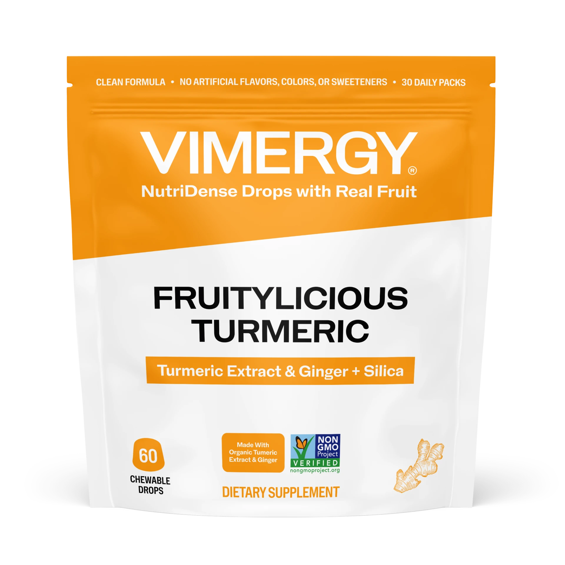 Vimergy Fruitylicious Turmeric NutriDense Drop 高濃縮果香薑黃軟糖（60顆）