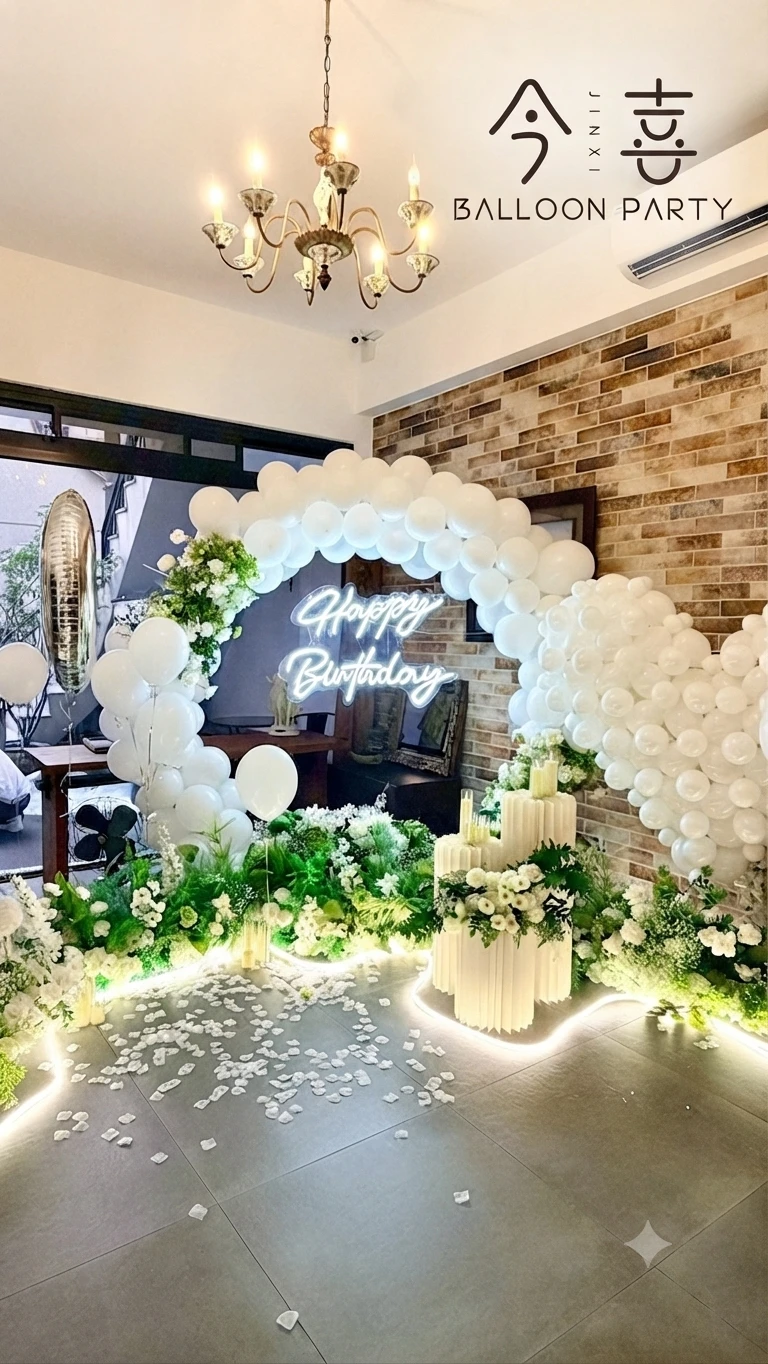 純白祕密花園生日派對