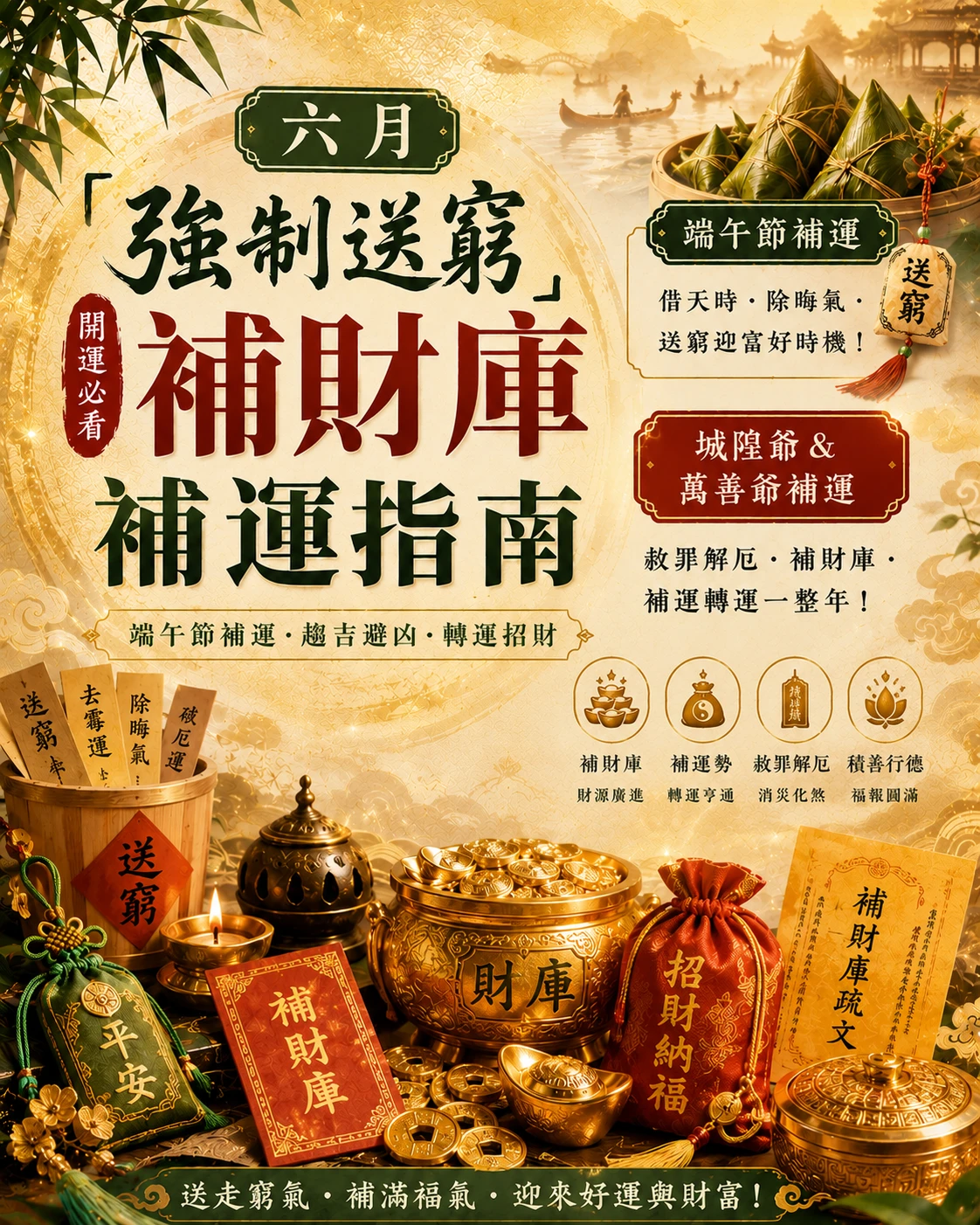 「強制送窮」補財庫 補運指南