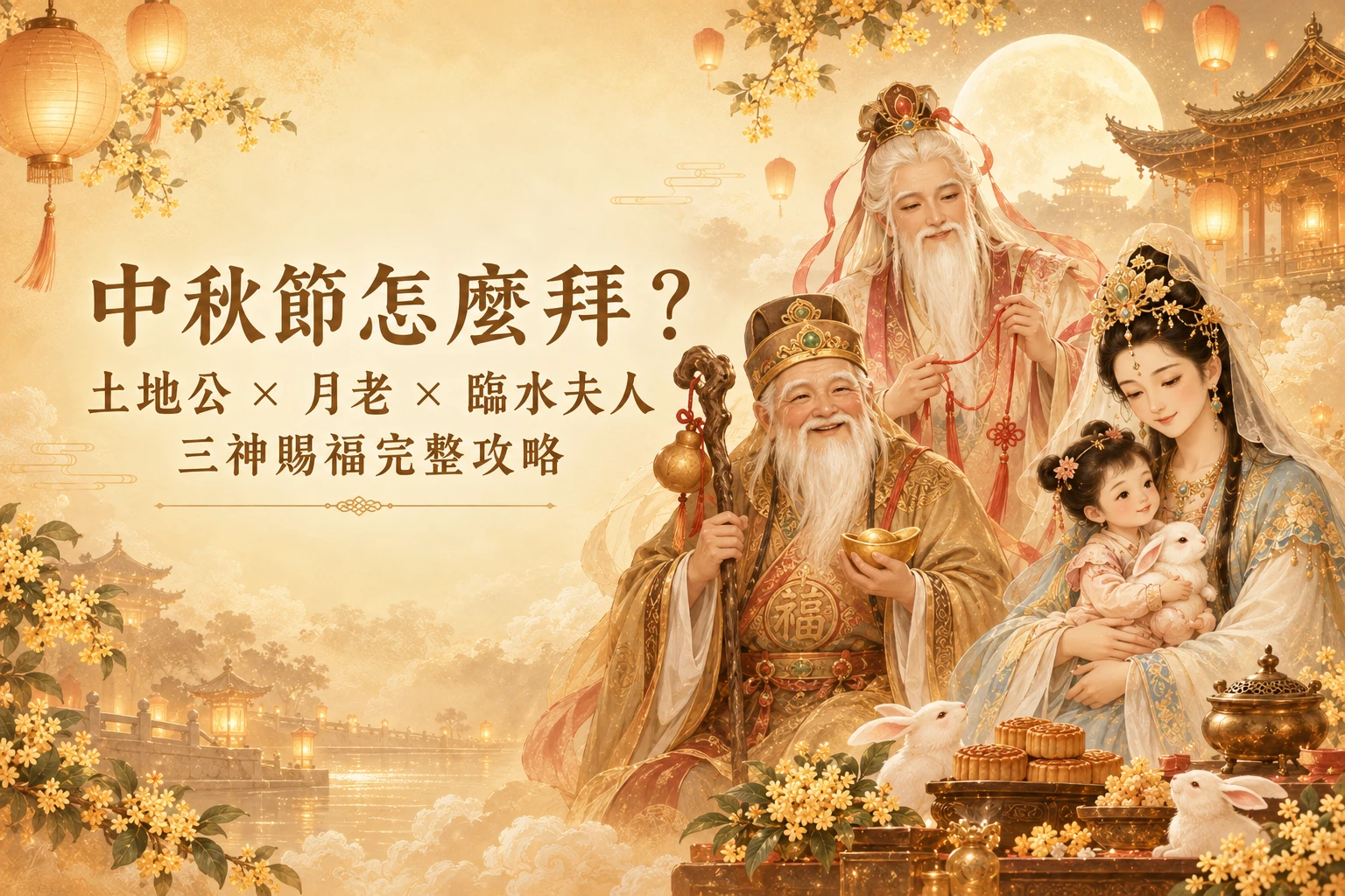 中秋節三神祈福懶人包