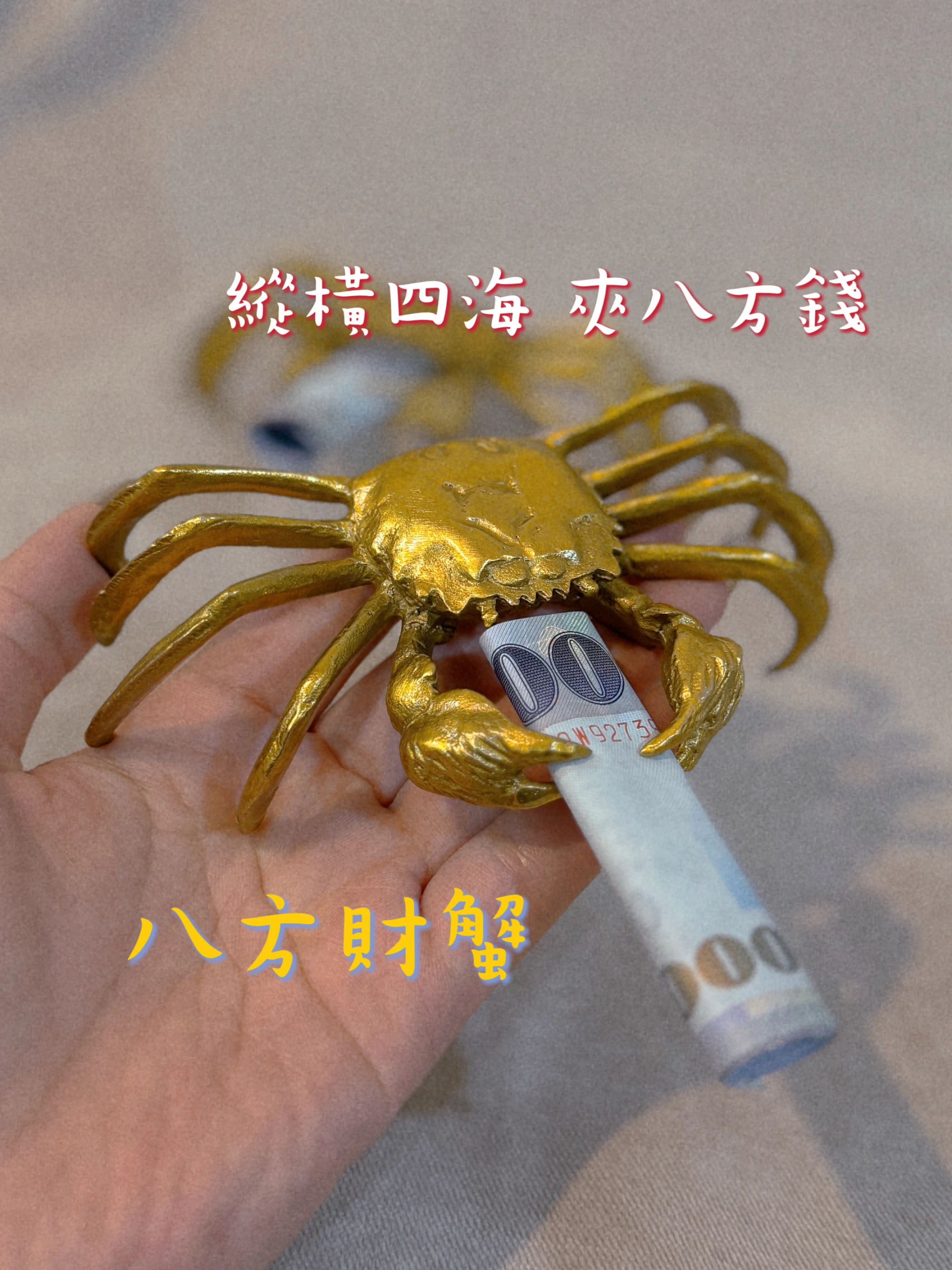 恩悉老師獨家-八方財蟹(不含紙鈔)