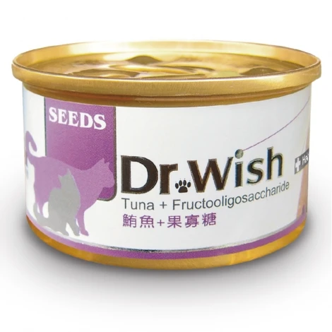 SEEDS Dr.Wish 機能營養貓罐｜鮪魚+果寡糖