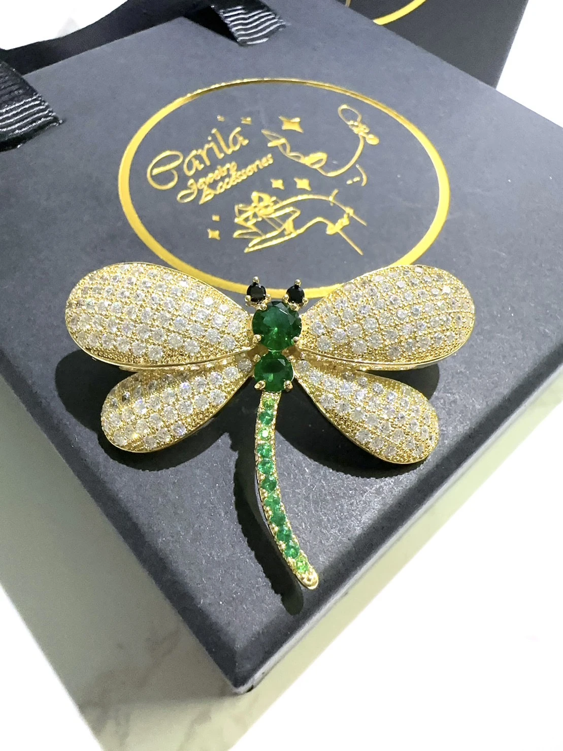 網紅爆款蜻蜓點點氣質高級胸針
