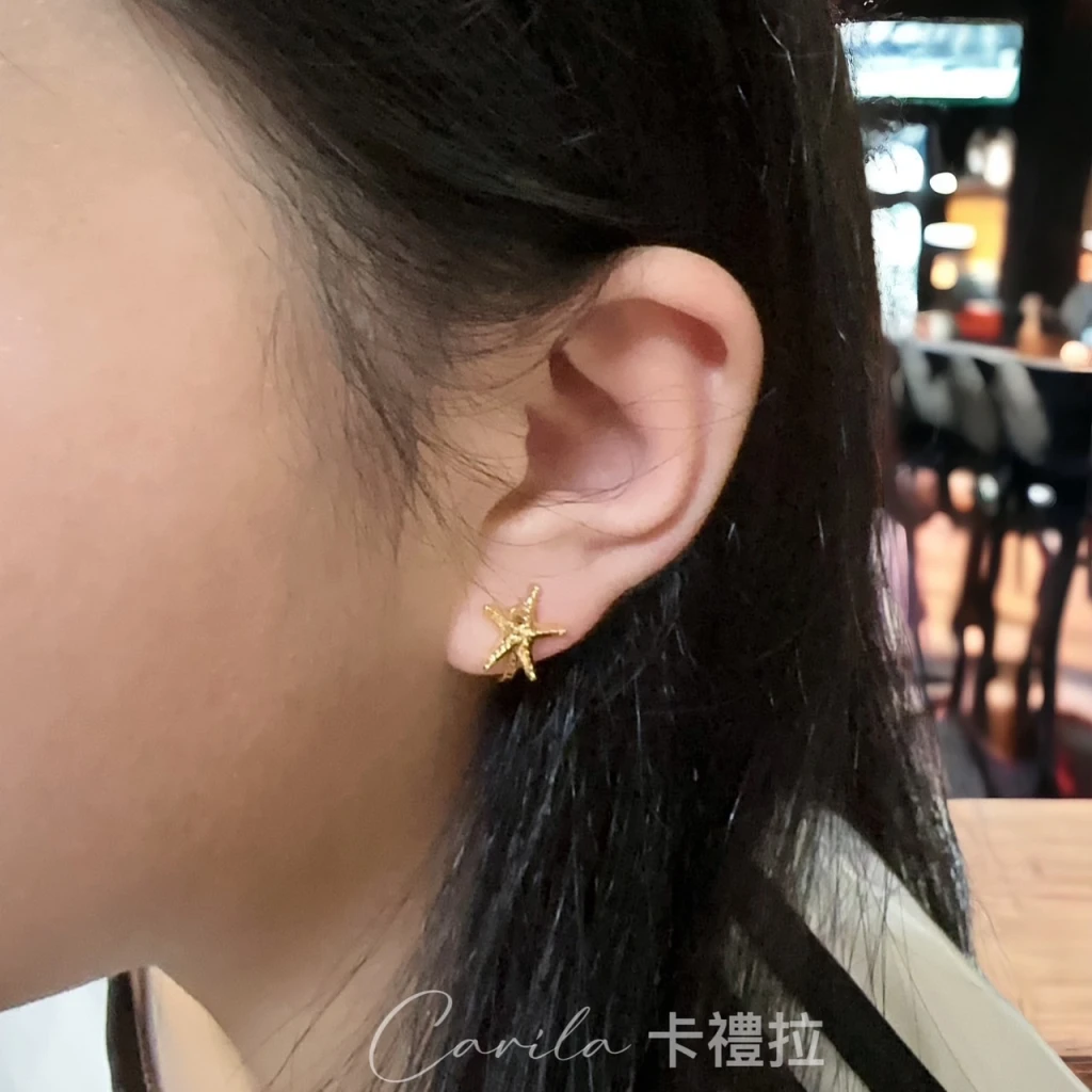 海星設計感高級耳夾