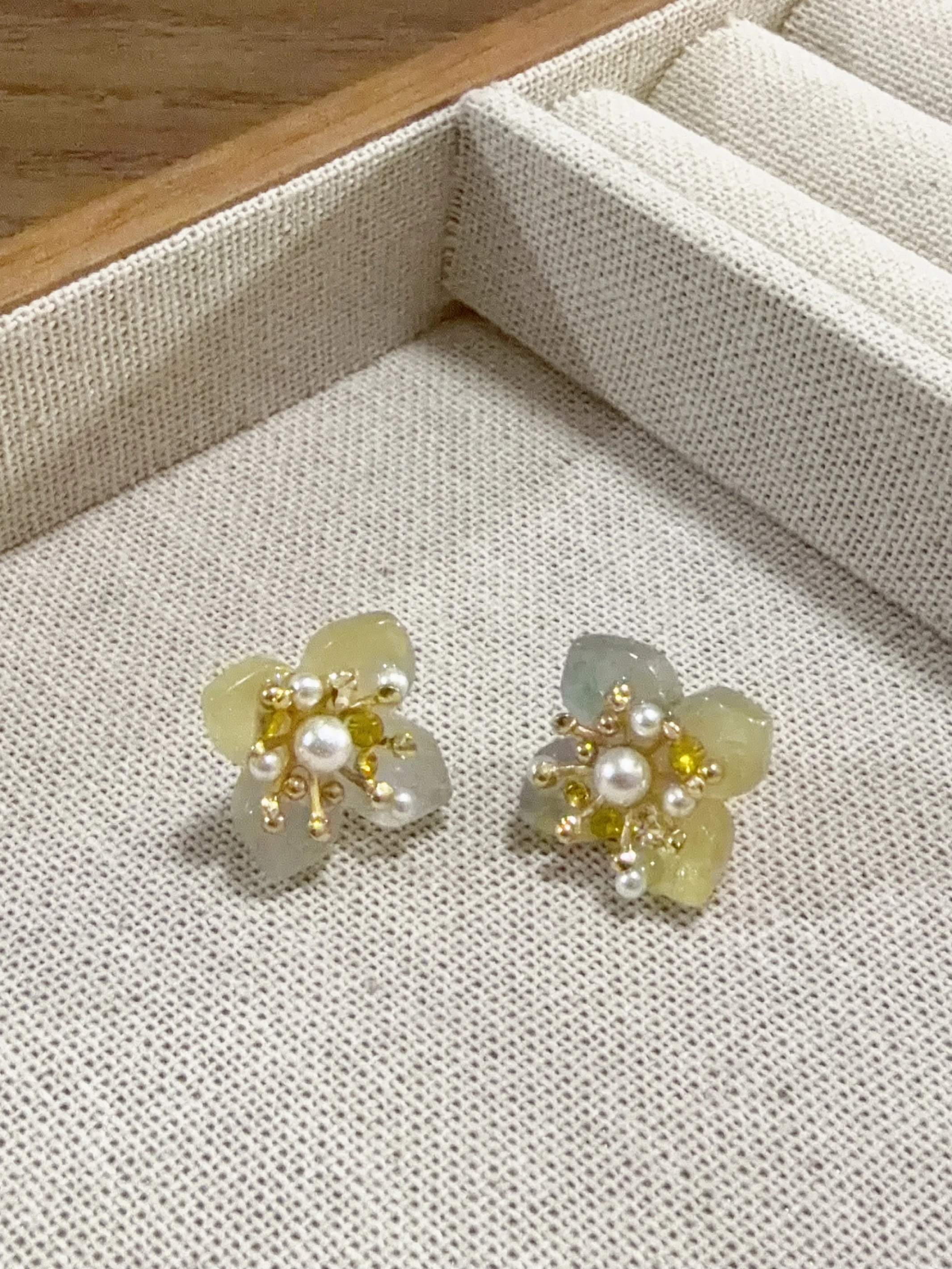 香草花語耳環/S925銀針