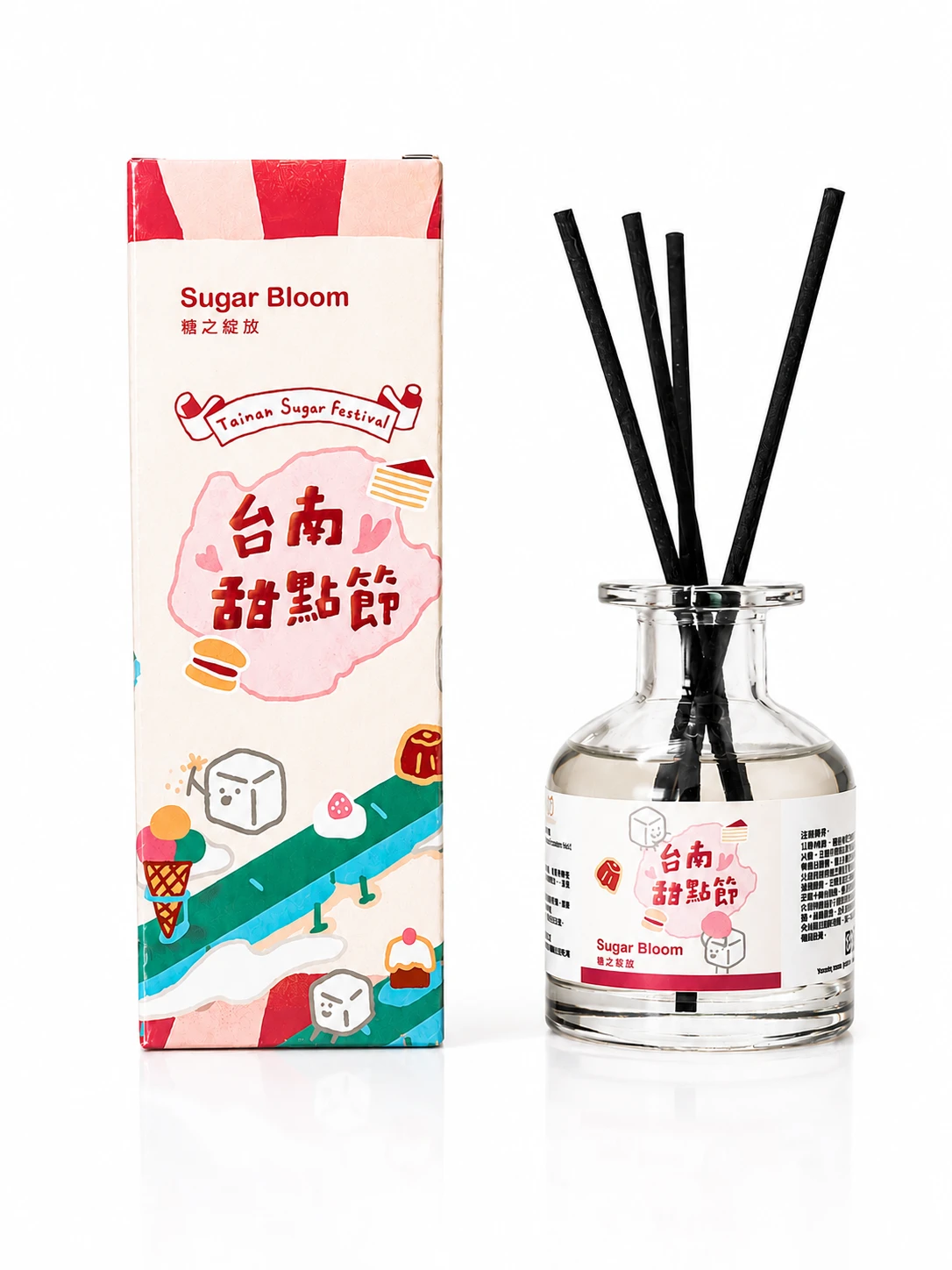 糖之綻放 Sugar Bloom 台南甜點節×Papillon Doux聯名空間擴香