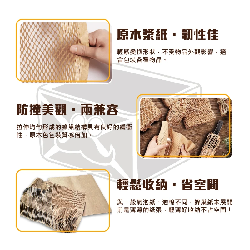 現貨牛皮蜂巢紙