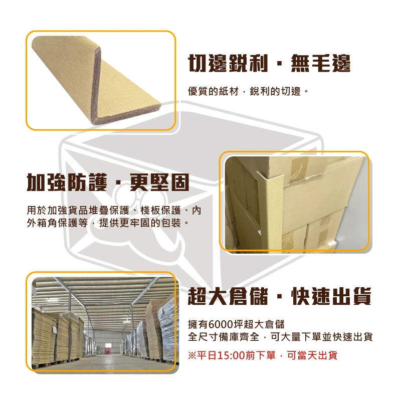 現貨防撞L型紙護角