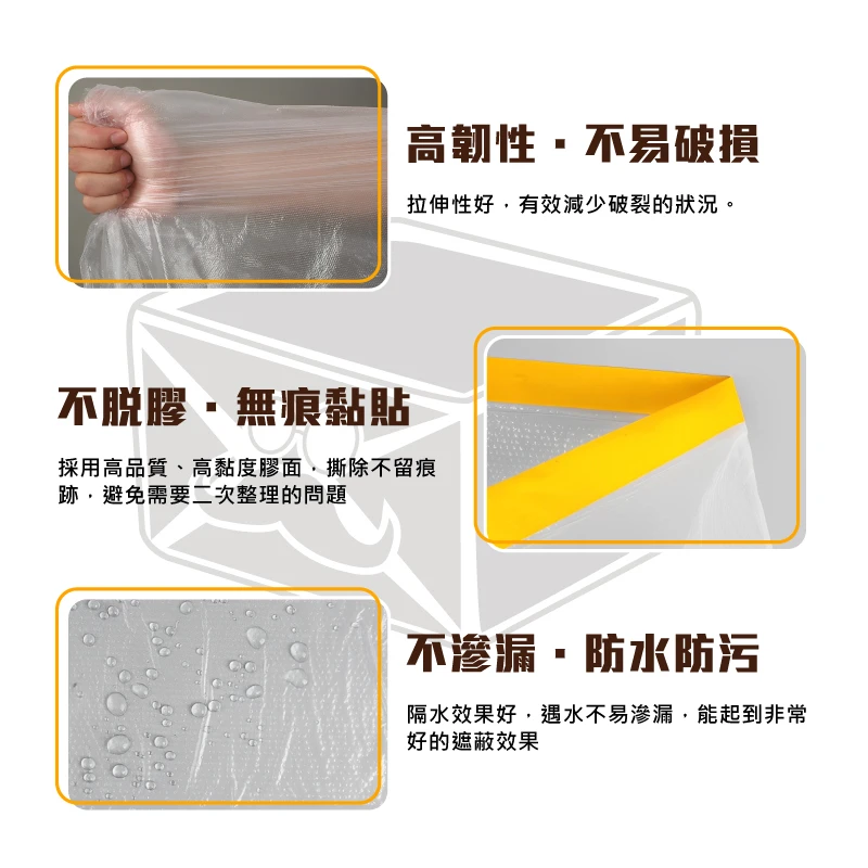 現貨遮蔽防塵膜