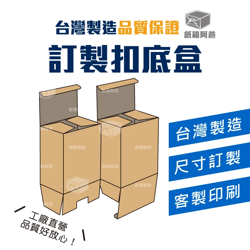 訂製扣底盒