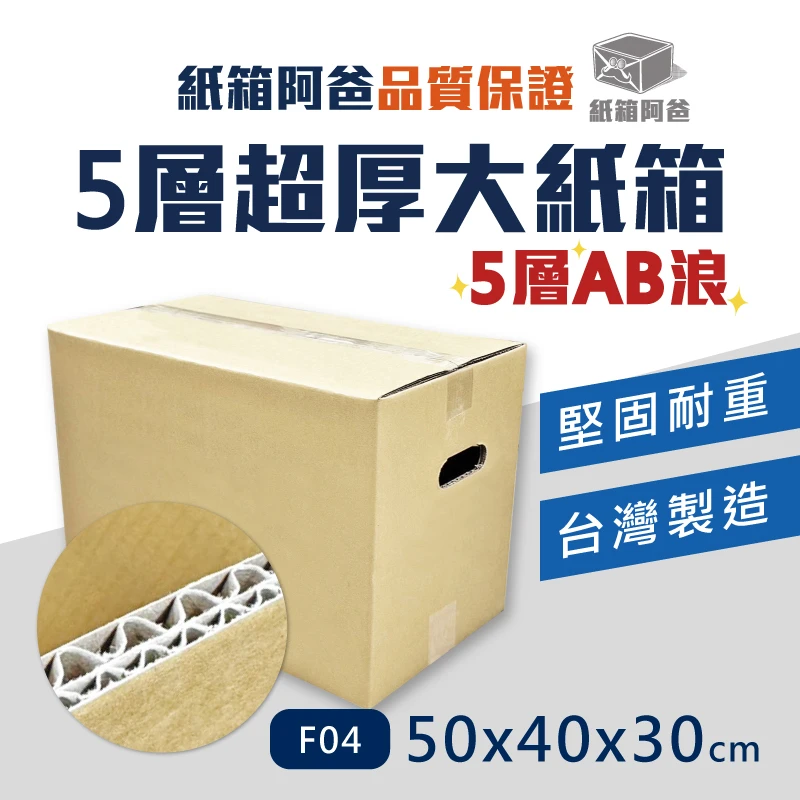 現貨5層厚紙箱 F04
