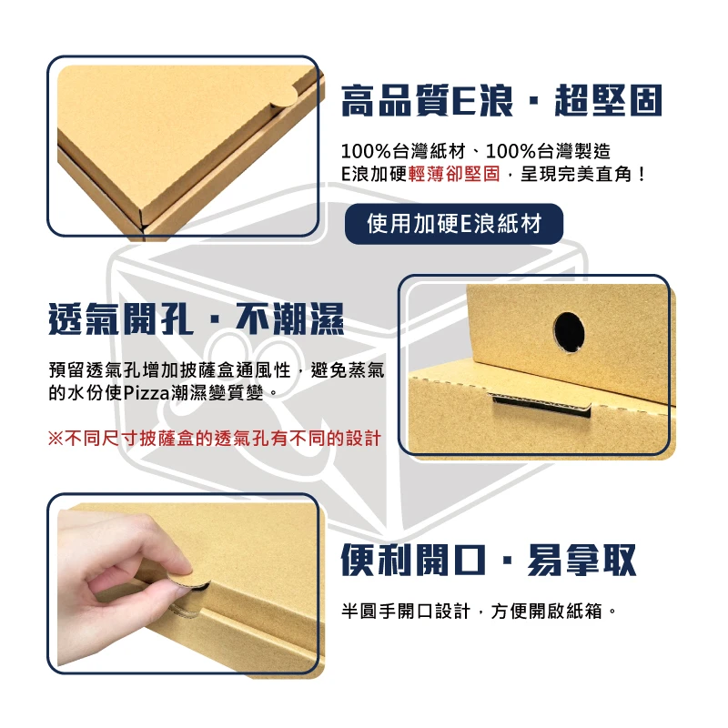 現貨6吋披薩盒 PZ6