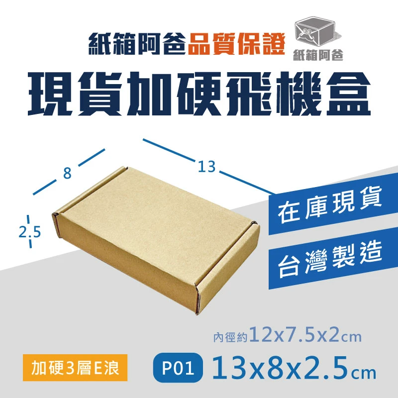 現貨加硬飛機盒 P01