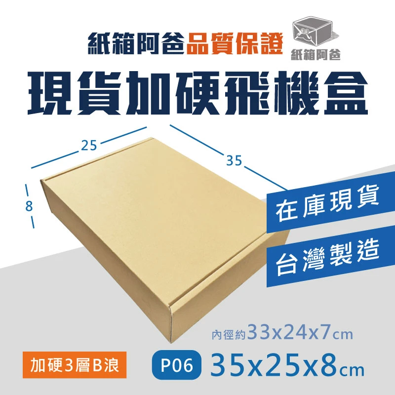 現貨加硬飛機盒 P06