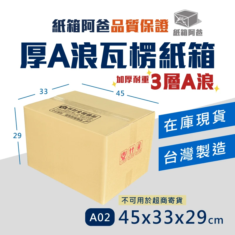 現貨A浪公版紙箱 A02