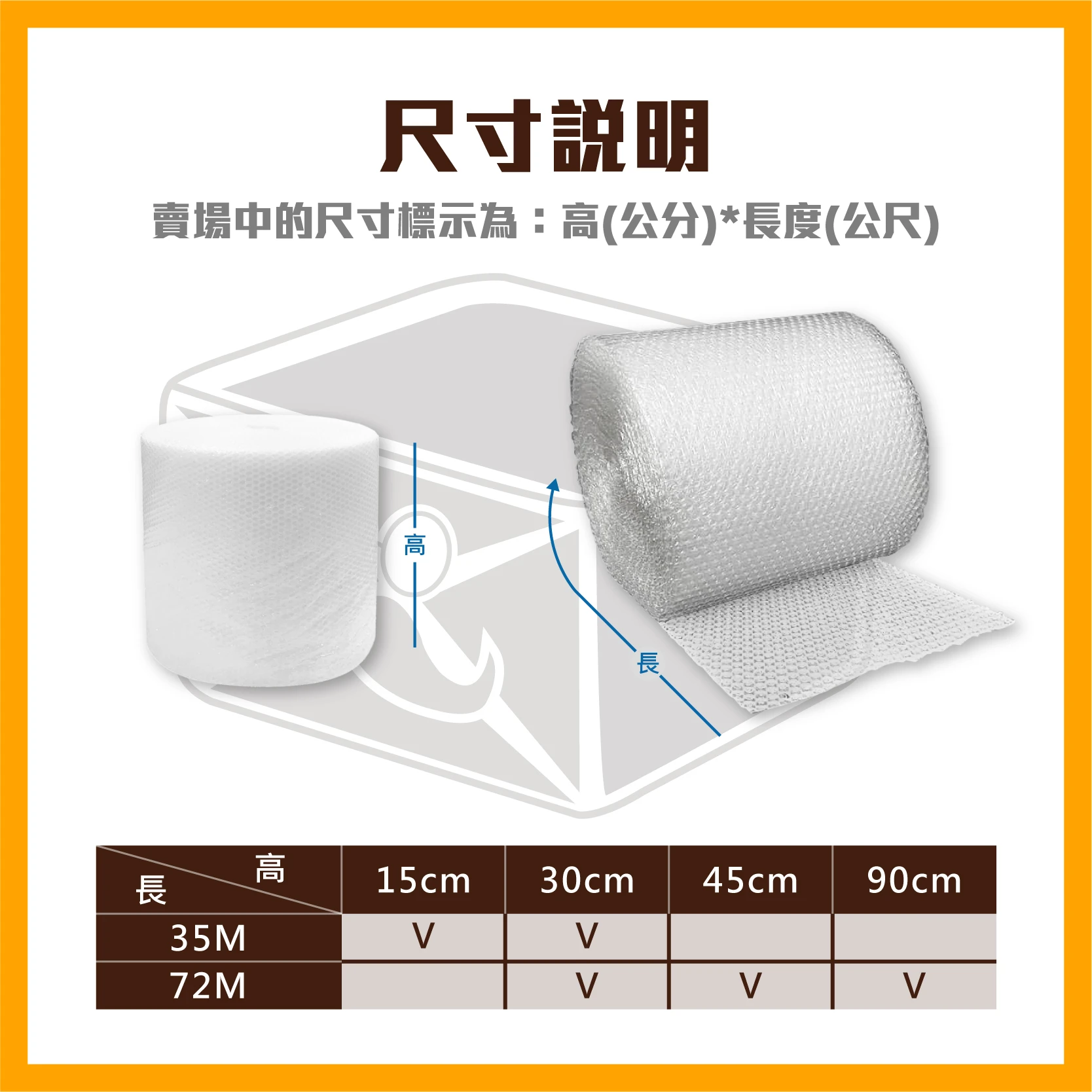 現貨防撞氣泡布 30cm*72M