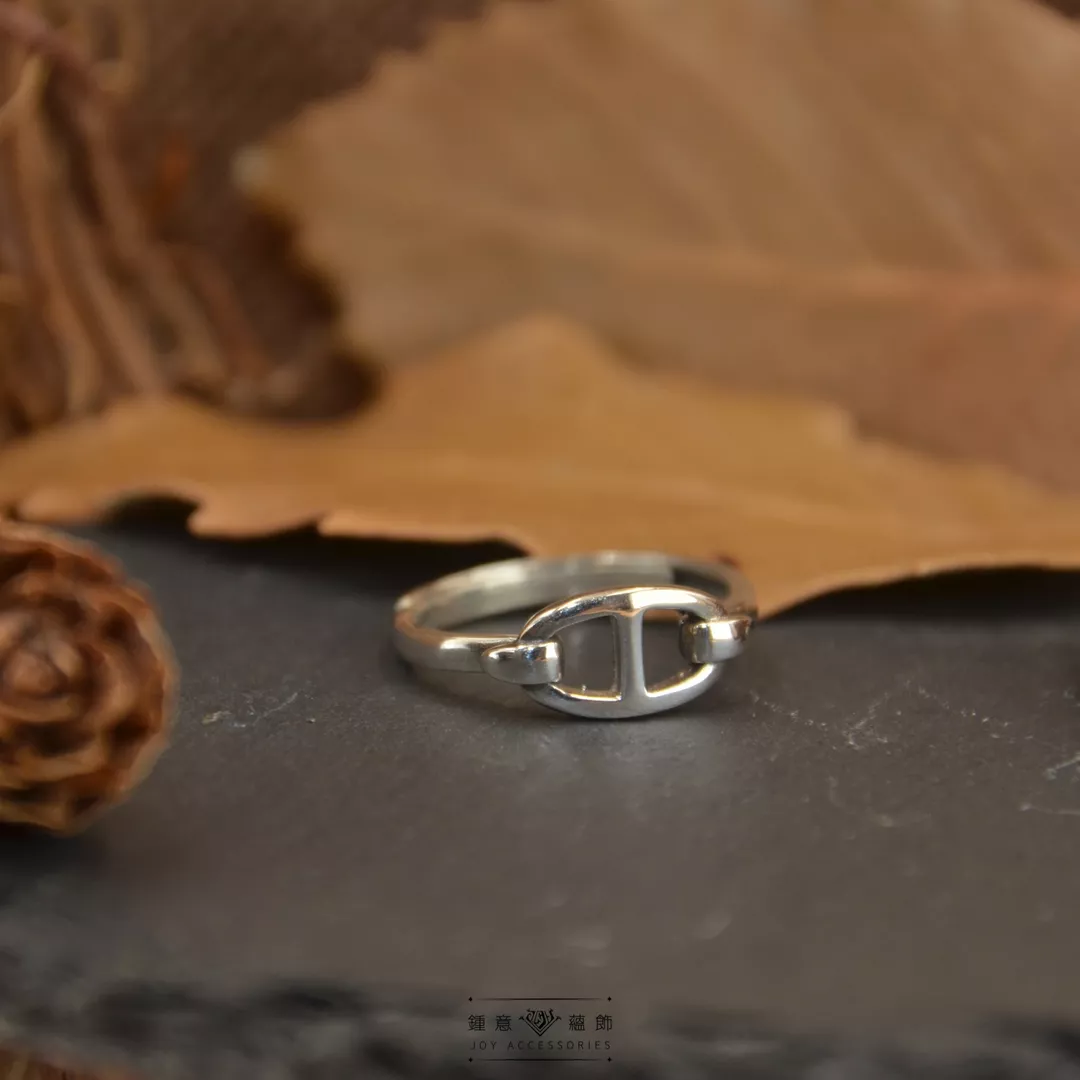 S925純銀.小豬鼻子戒指