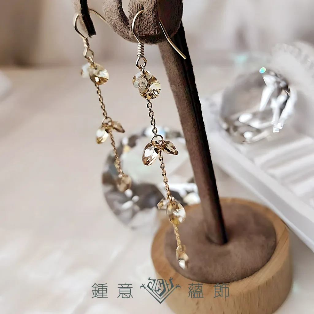 [絕版] 星曜迷夢垂墜耳環 ╳ 維也納水晶