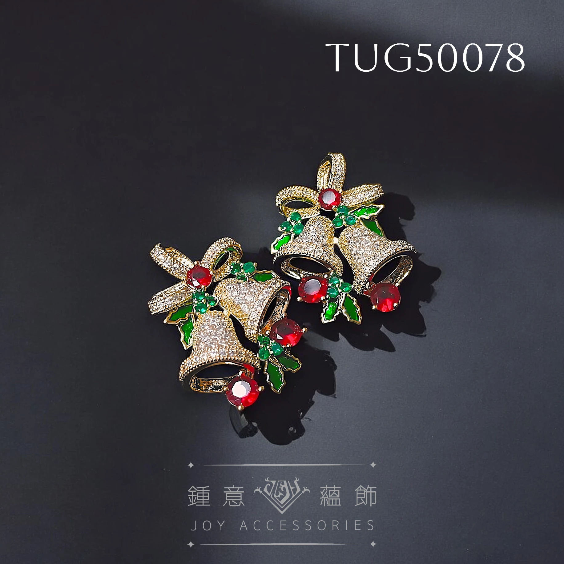 顏色-紅/14K底 重工藝耳環 耳針