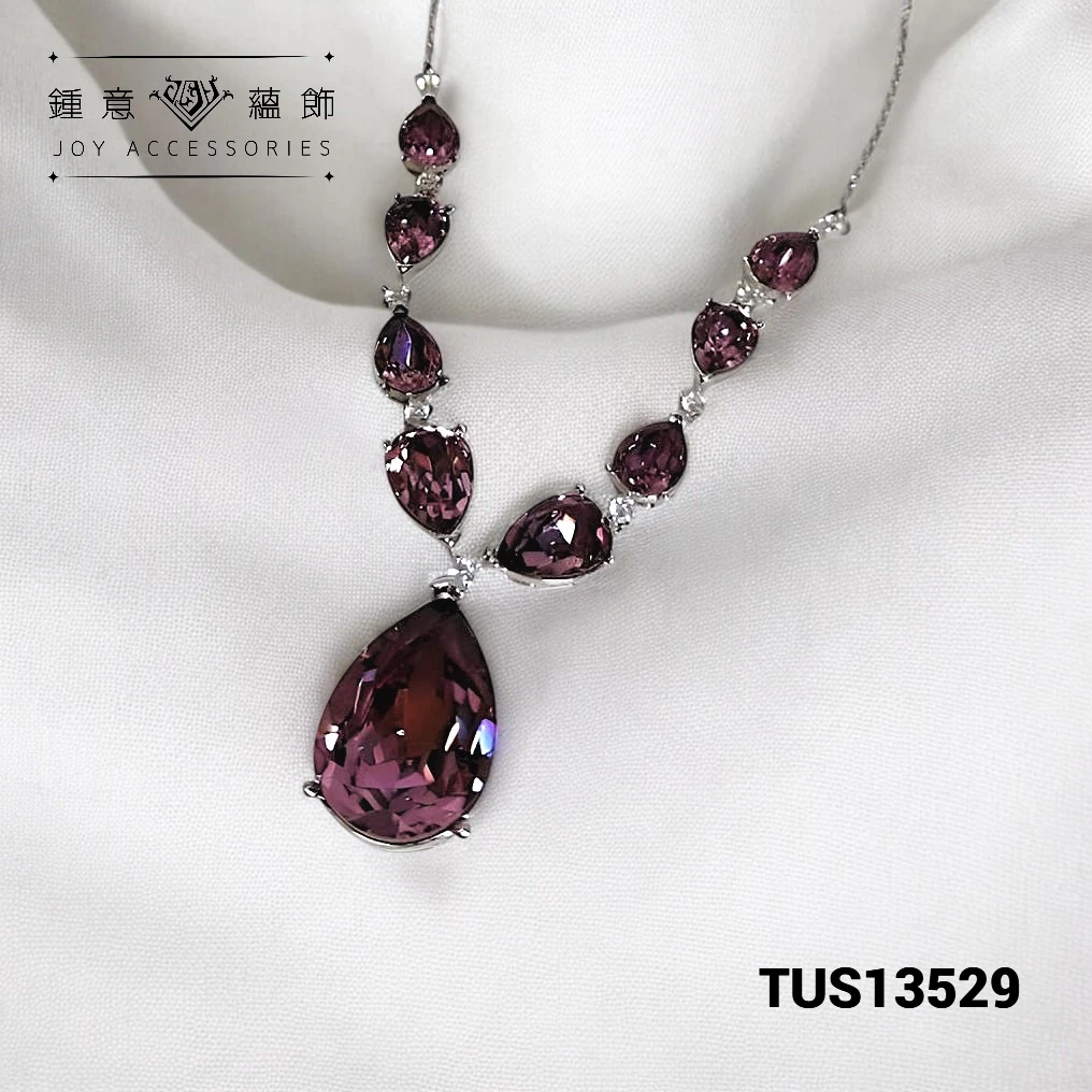 氣質典雅項鍊 ╳ 維也納頂級工藝水晶 ╳ TUS13529