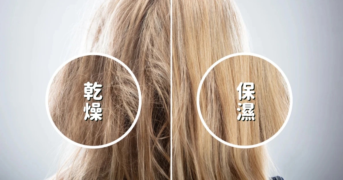 讓頭髮毛躁的主因在於缺水。