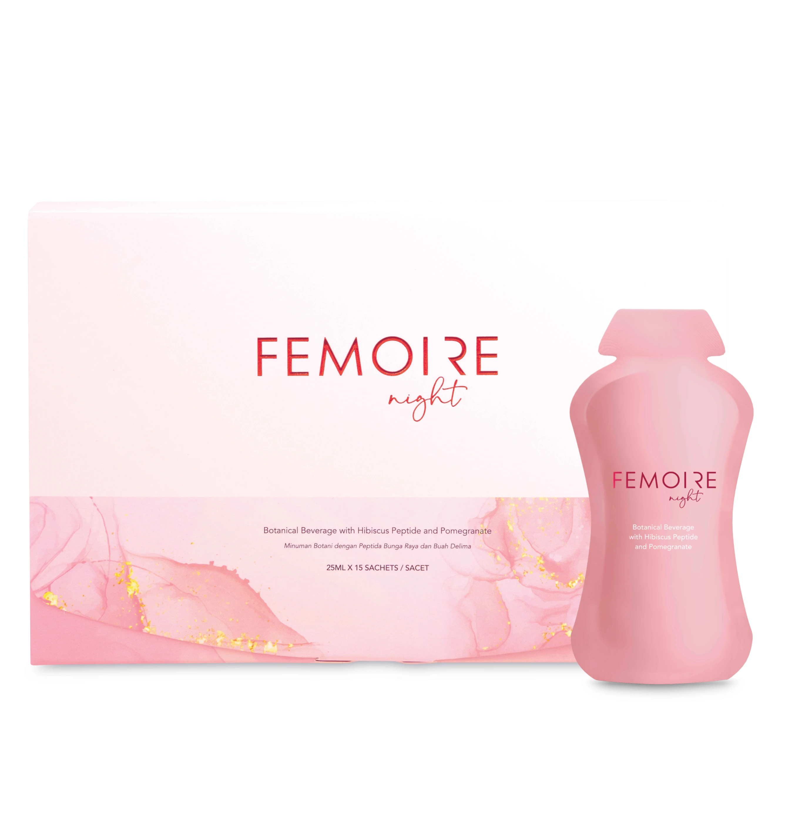 FEMOIRE Night 玫瑰養顏飲(15包) ◆吃出水潤素顏美◆