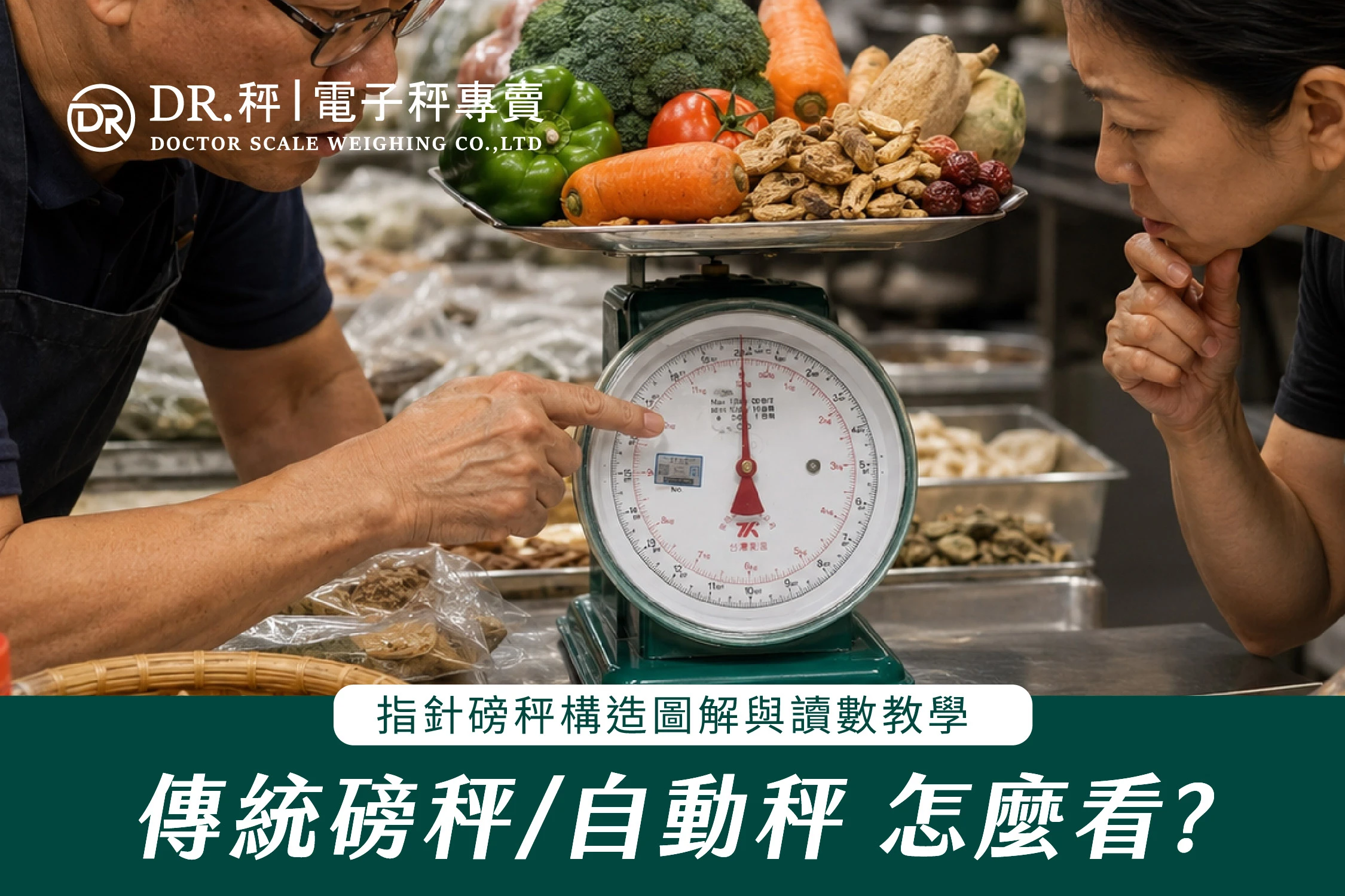 傳統磅秤怎麼看?指針磅秤構造圖解與讀數教學
