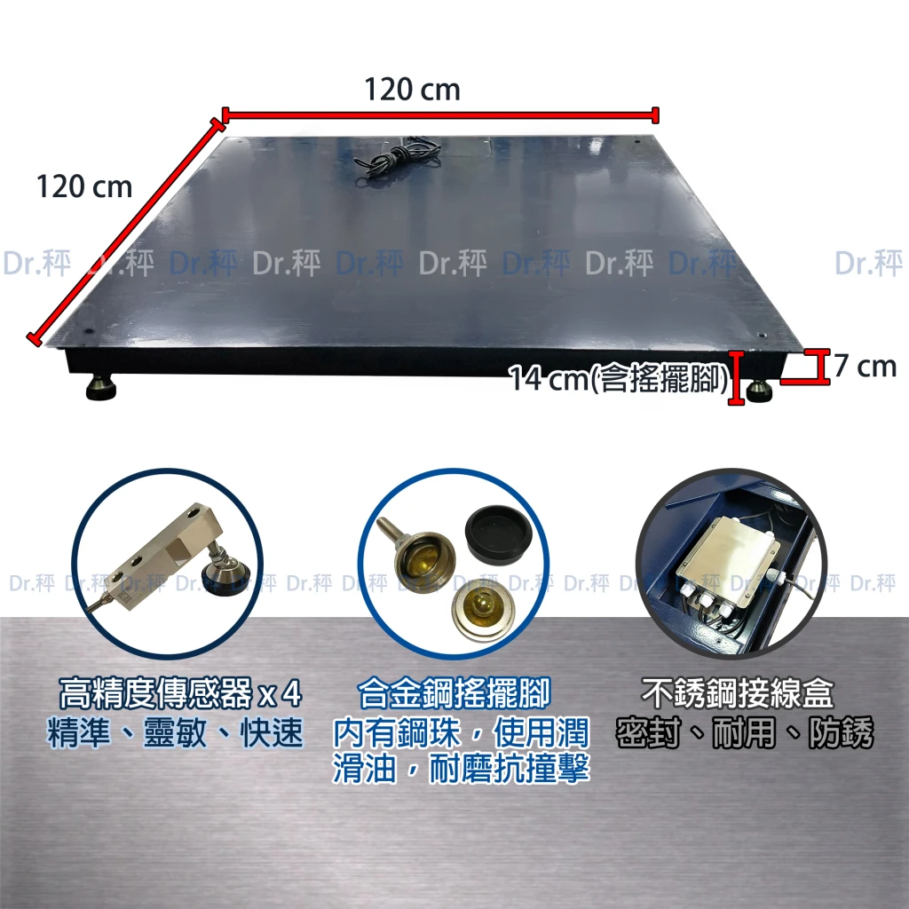 輕型無框地磅移動式地磅
