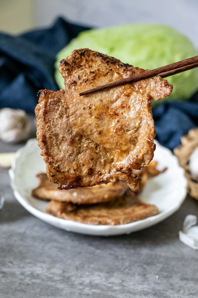 蒜香肉排300g/包