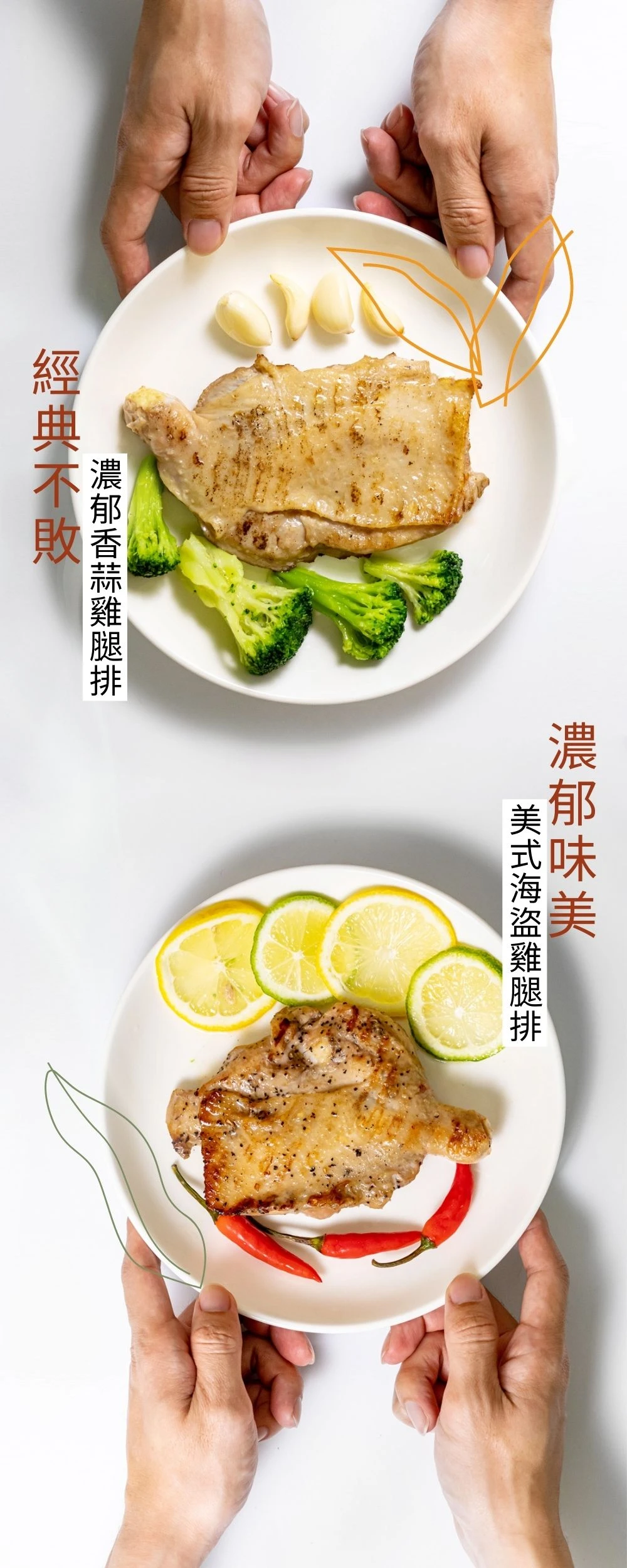 濃郁香蒜雞腿排