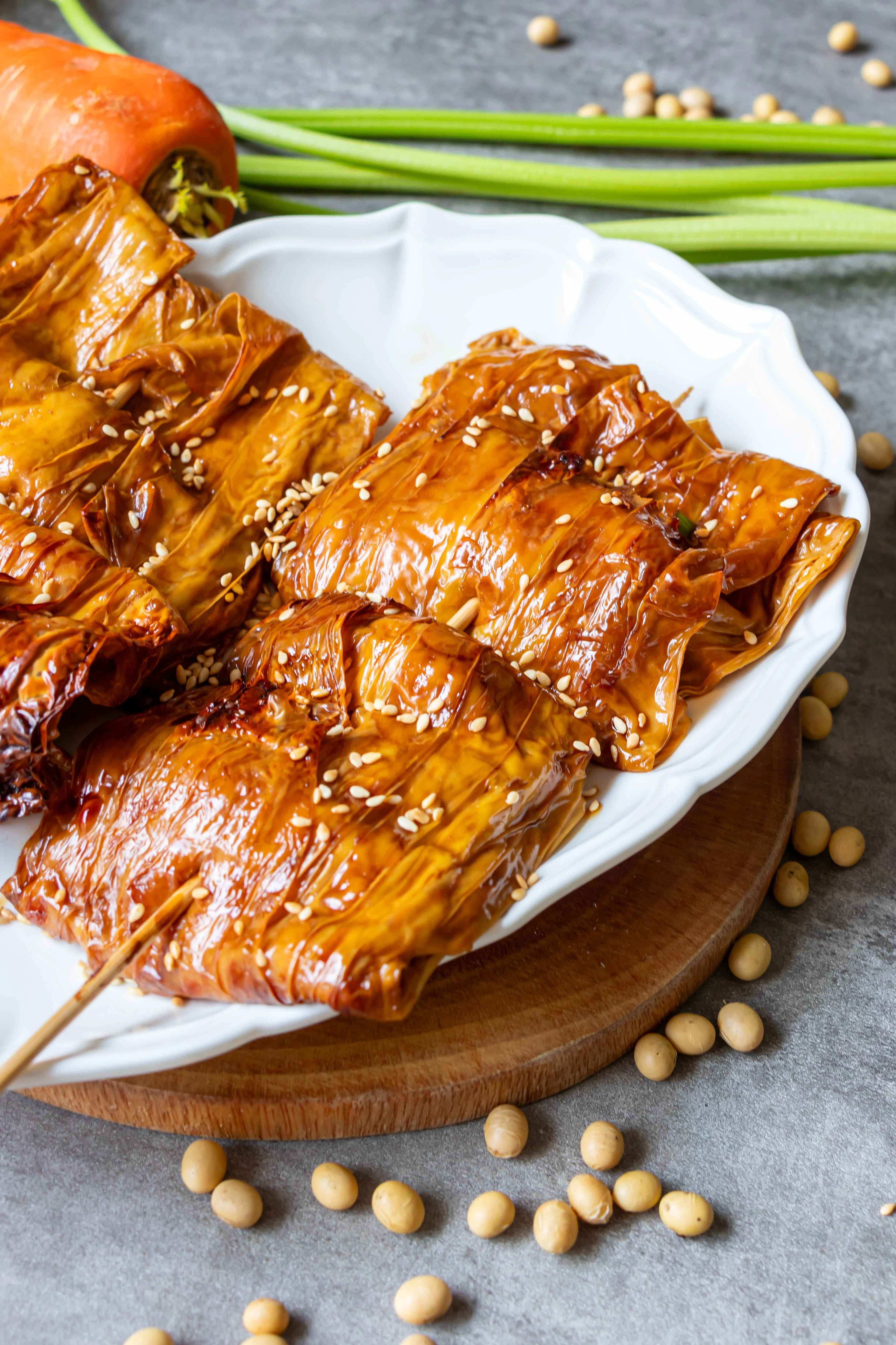 生豆包 烤肉串燒