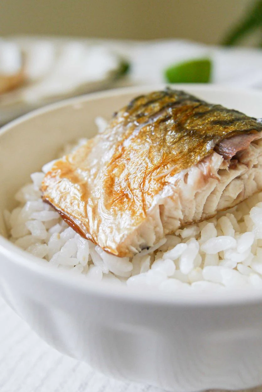 鯖魚搭配白飯，適合作為日常主菜