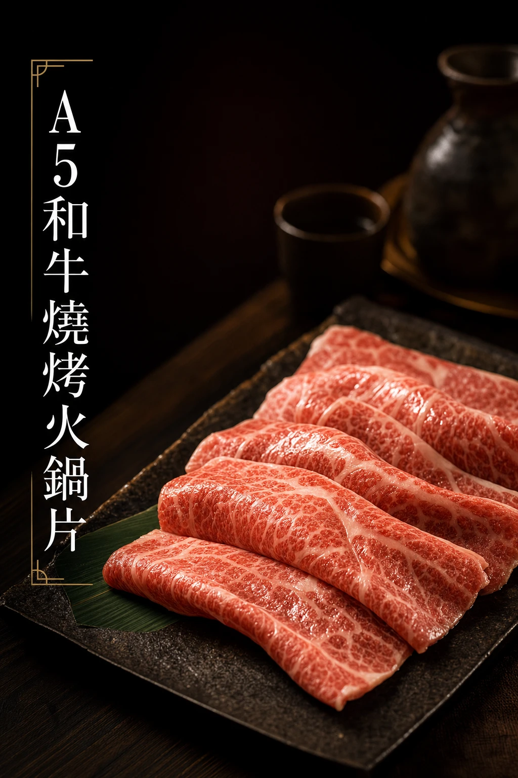 日本A5和牛 純血黑毛肉片 100g