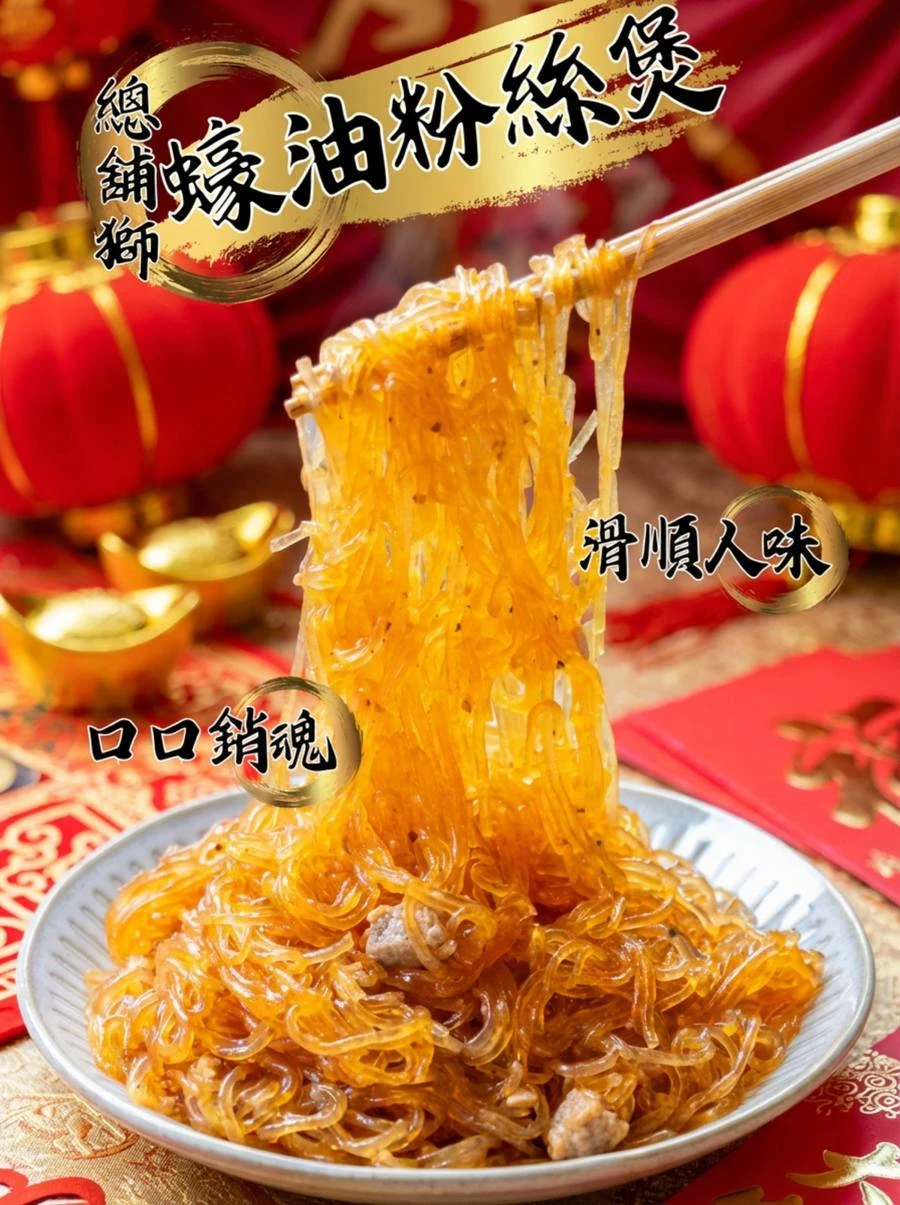 三聲買 總鋪師蠔油粉絲煲 原味 年節加菜情境