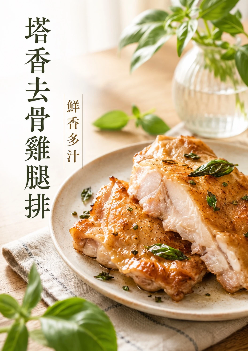 塔香去骨雞腿排 150g/包