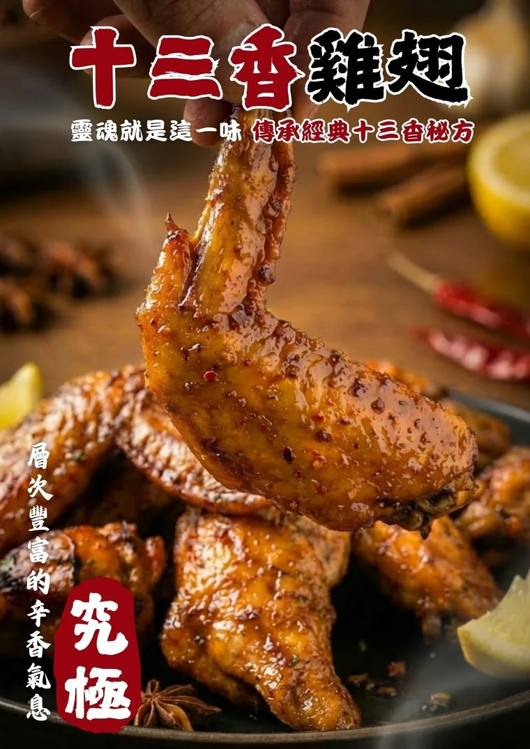 三聲買 十三香雞翅 冷凍雞肉氣炸鍋料理