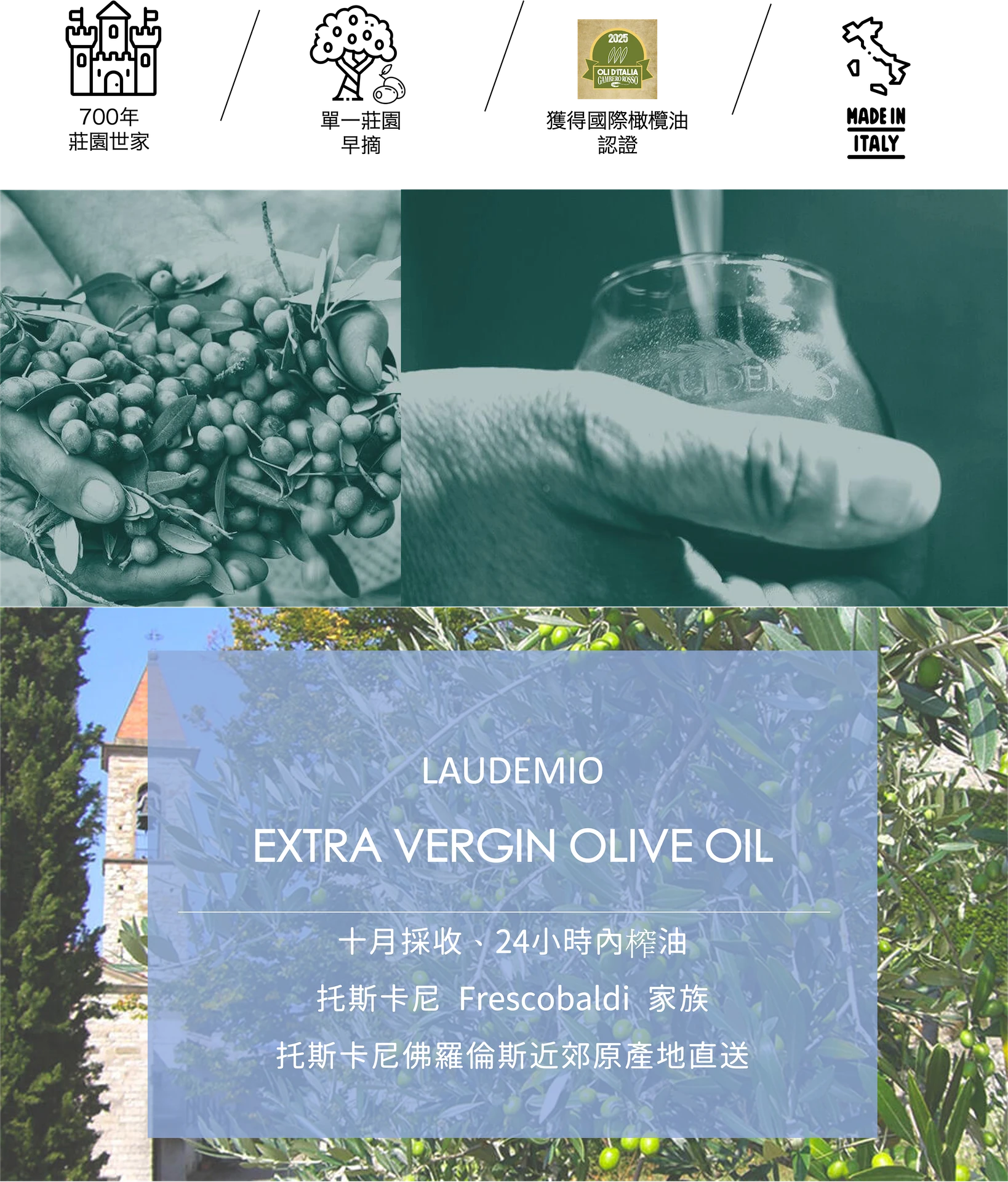 冷壓橄欖油,Laudemio Frescobaldi