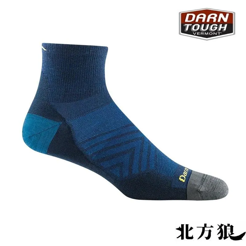 Darn Tough 男襪 跑步日常休閒旅遊羊毛襪 RUN 跑襪 1/4襪長/超輕量無緩衝層 抗菌除臭 1034