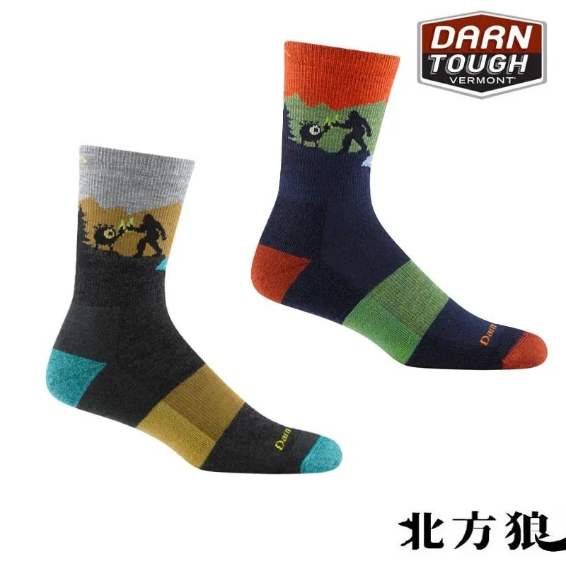 Darn Tough 男襪 登山健行羊毛襪 HIKE/TRKE 中筒襪長/中量有緩衝層 抗菌除臭 5014