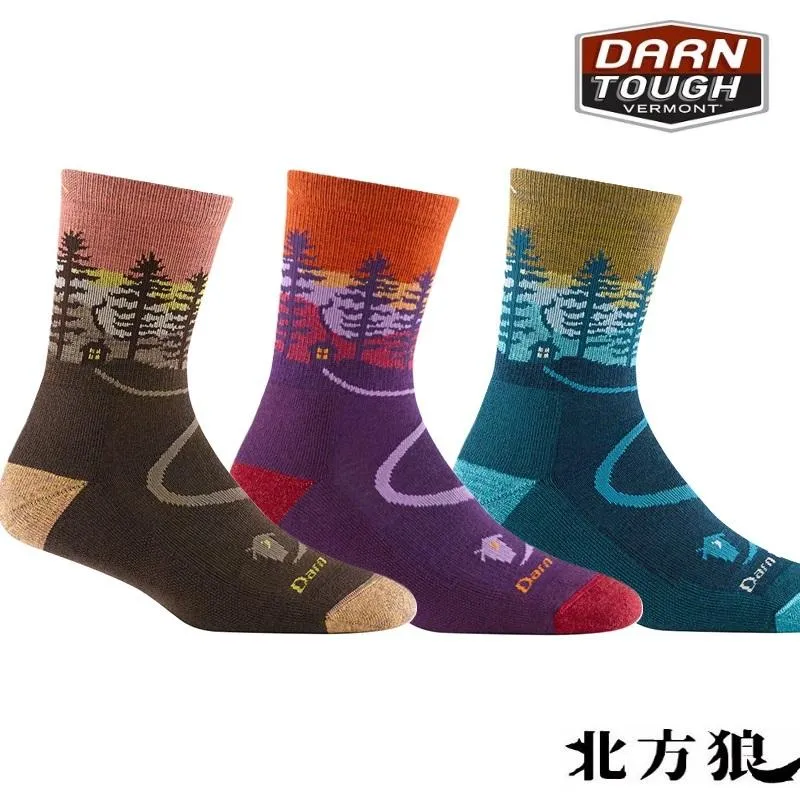 Darn Tough 女襪 登山健行羊毛襪 HIKE/TREK 中筒襪長/中量有緩衝層 抗菌除臭 5013
