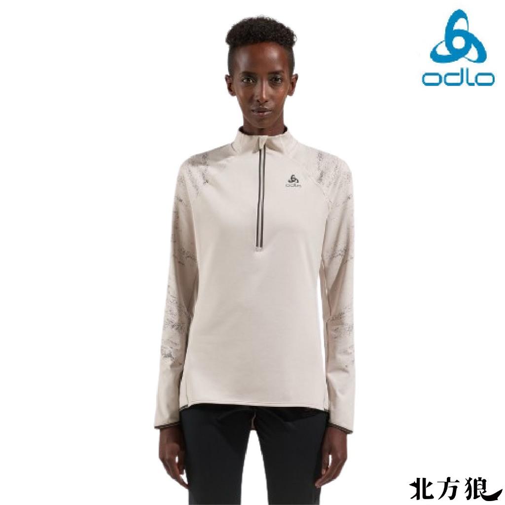 ODLO 瑞士 女 ZEROWEIGHT CW夜光半開拉鍊衫[北方狼] 314171 10697