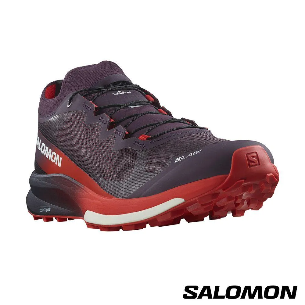 Salomon 法國 中性 S-LAB ULTRA 3 野跑鞋 玫紫/火炬紅/白 [北方狼] 471888 6折優惠