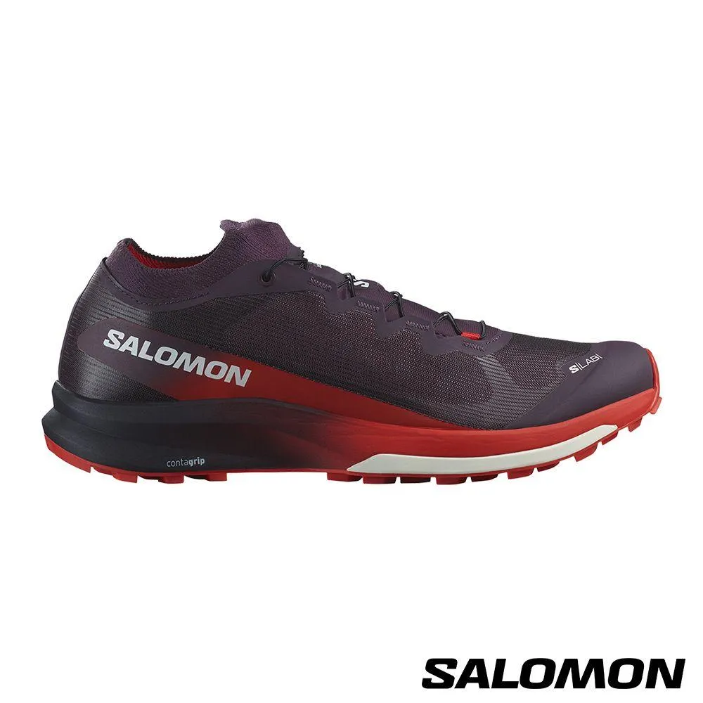 Salomon 法國 中性 S-LAB ULTRA 3 野跑鞋 玫紫/火炬紅/白 [北方狼] 471888 6折優惠