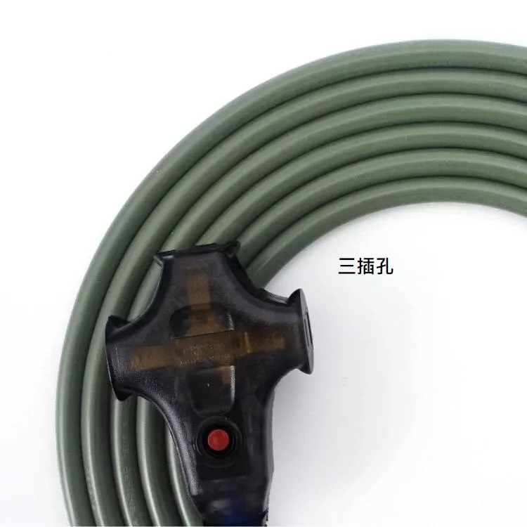 ADAMOUTDOOR 台灣 戶外延長動力線三插孔 5米/10米/15米/收納包[北方狼] 6折優惠