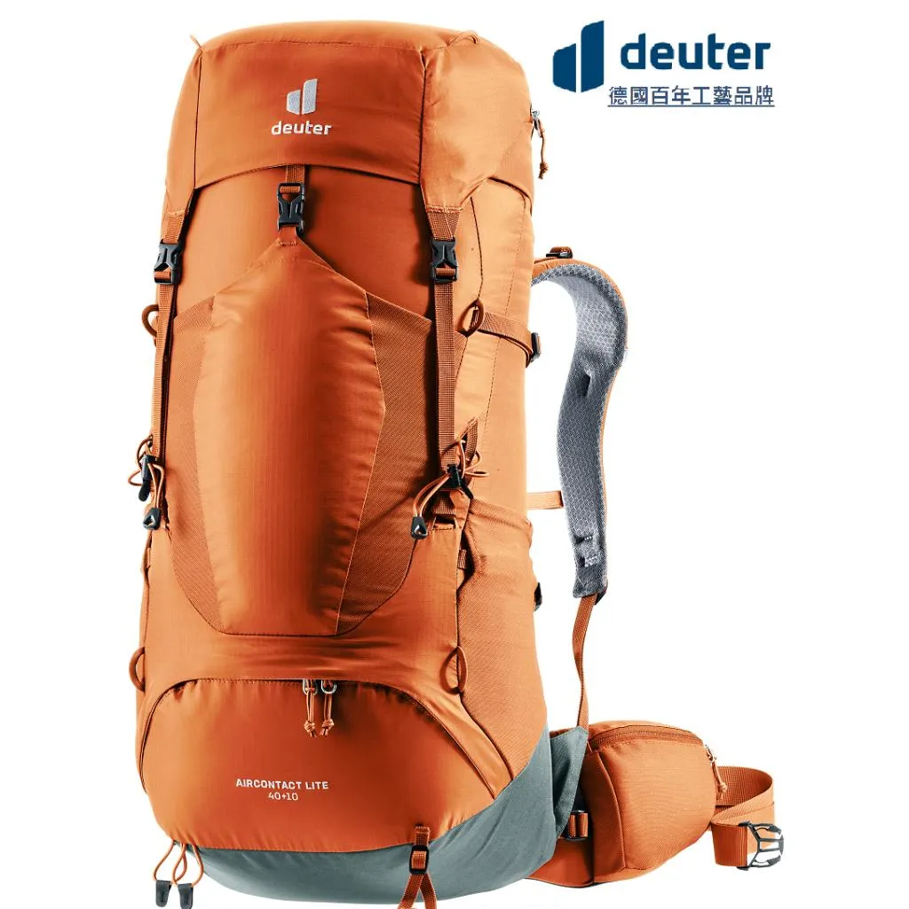Deuter 德國 AIRCONTACT LITE拔熱式透氣背包/登山背包 40+10L [北方狼] 3340123